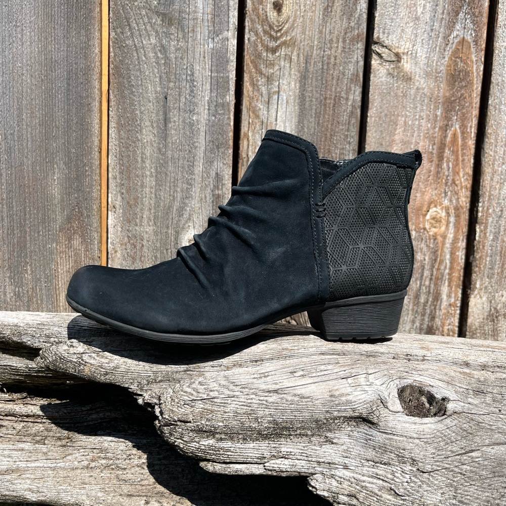 Rockport Cobb Hill Gratasha Panel Womens Leather Ankle Booties size 7.5